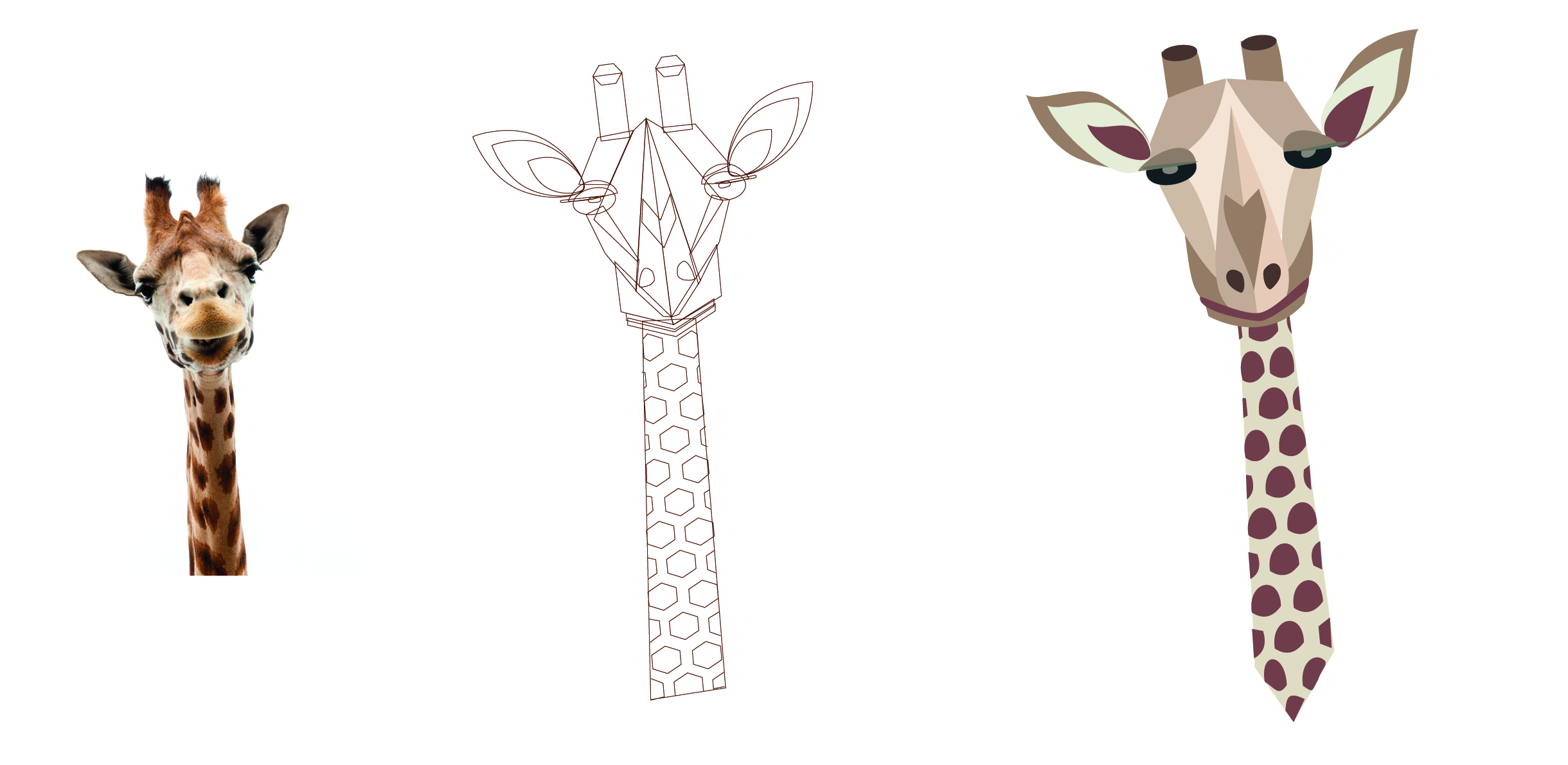 Smart Giraffe logo variations and applications