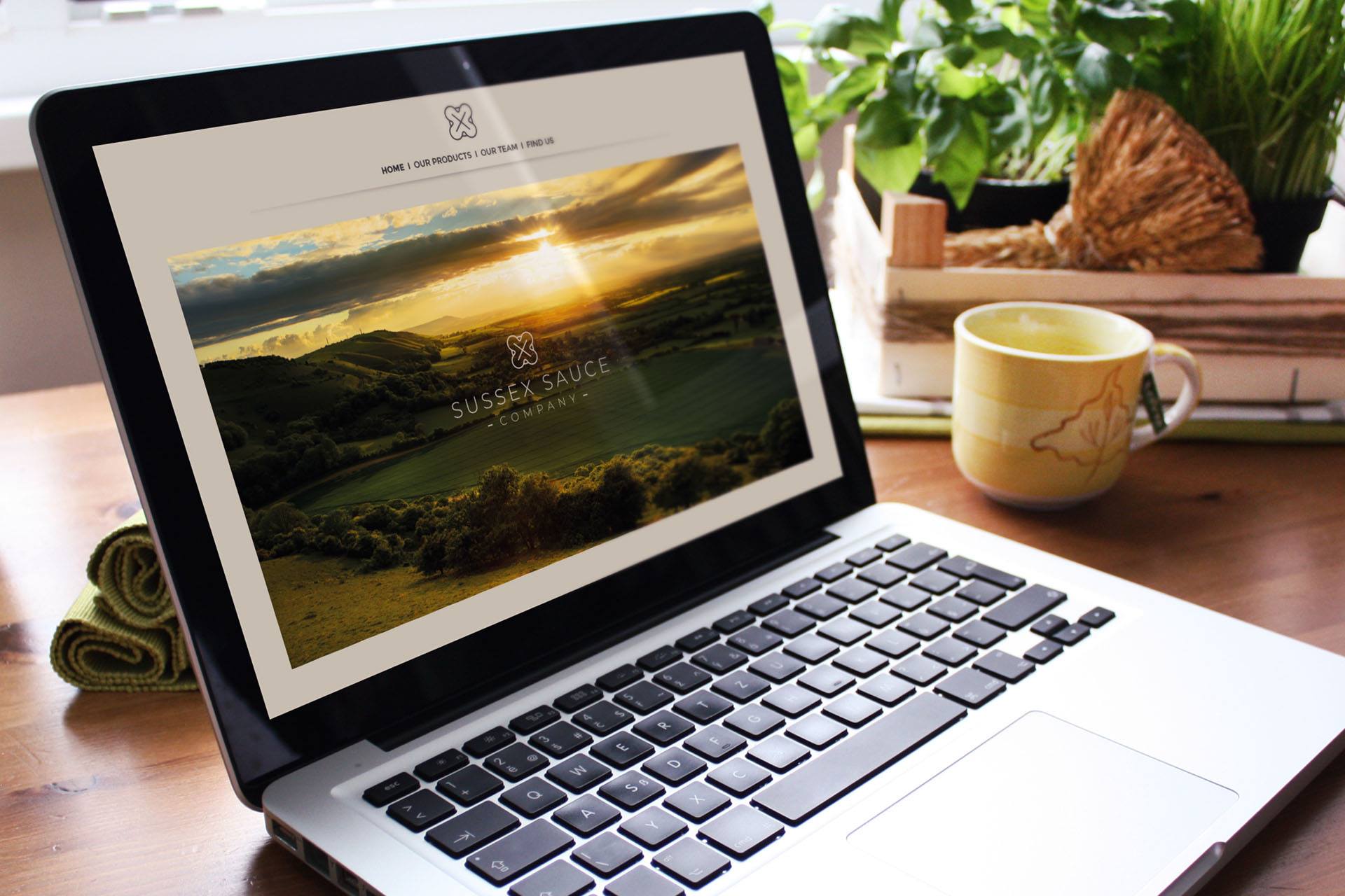 Sussex Sauce responsive design across devices
